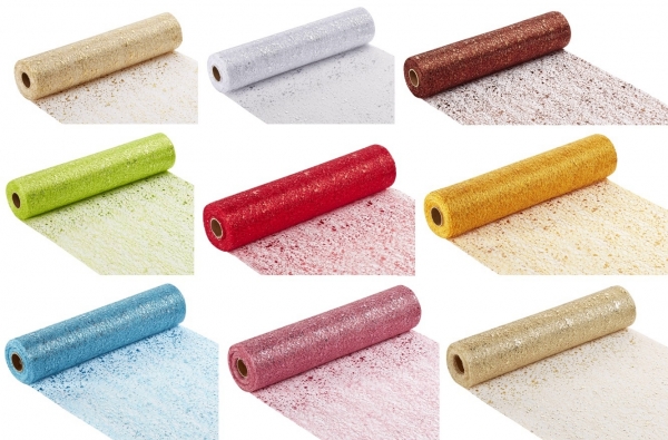 Glimmer-Crackle Vlies - 290mm breit - Farbauswahl